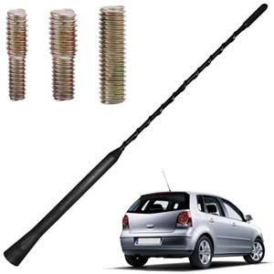 DONOONIS Antenna Auto 40 Cm Antenna Radio Auto Amplificata Tetto AM FM Dab Amplificatore Autoradio Tetto Sostituzione per Maggior parte Accessori Esterni Auto con Filettatura M4 M5 M6