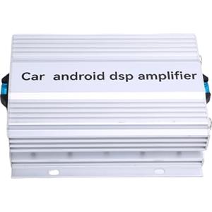 EMUKOEP Amplificatore per Auto a 4 Canali, Amplificatore Audio DSP di Classe AB Ad Alto Livello per Subwoofer Auto