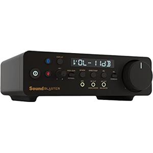 CREATIVE Sound Blaster X5 Hi-RES a 32-bit/384 kHz DAC USB Esterno con bi-Amplificatore per Cuffie Xamp Completamente bilanciato e Ricevitore Bluetooth