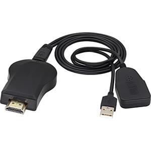 zdyCGTime dongle display wireless,ricevitore display adattatore HDMI TV wifi ad alta definizione 1080P, dispositivo schermo wireless con micro cavo, adattatore per smartphone/PC/TV/monitor.(1pezzo)