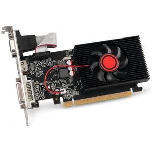 Elprico Scheda Grafica, 1 GB DDR3 Scheda Video per Videogiochi a 64 Bit, Interfaccia PCI Express 2.0 16x, HDMI, DVI, VGA, Ventola Singola, Scheda Video per Computer per Giochi di Lavoro