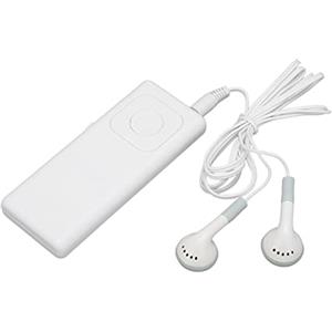 PUSOKEI Lettore MP3, Mini Lettore Musicale Compatto Portatile Senza Perdita di Dati con Cuffie, Supporto Scheda di Memoria 64G, Piccolo Lettore Musicale per Studio, Lavoro, Sport (Bianco)