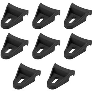 Create idea 8pcs Auto Subwoofer Speak Grill Clips 40x36mm Speaker Codice Angolo Speaker Griglia Piedino Presser per 4 6 8 8 10 12 15 15 Diametro Subwoofer Auto Nero