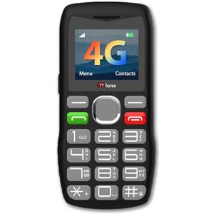 TTfone Telefono per anziani TT890 4G - Telefono cellulare facile da usare con pulsante di assistenza di emergenza, ricarica USB-C, Bluetooth, fotocamera - GiffGaff