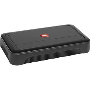 JBL Club A1000 Amplificatore Mono Class D per Subwoofer Auto 1 Canale | 600 W RMS a 4 Ohm / 1000 W RMS a 2 Ohm, 10-320 Hz, filtro LP 32-320 Hz, bass boost 0-12 dB, fase 0/180°, telecomando RBC