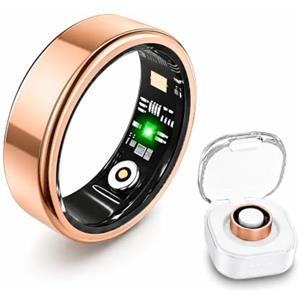 BLESYS Anello intelligente per donne e uomo, con monitoraggio della pressione sanguigna, monitoraggio del sonno e dell'attività, per iOS e Android (Taglia 9 59.5-60.0mm)