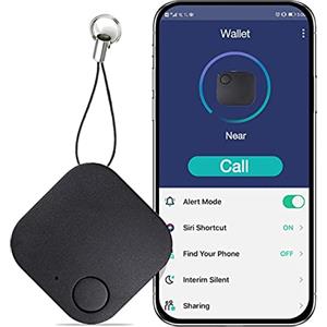 AUELEK Localizzatore Chiavi Key Finder, Trova Oggetti Bluetooth, Ricerca Anti-Smarrimento Bidirezionale, Utilizzato Per Telefoni Cellulari, Portafogli, Zaini, Animali
