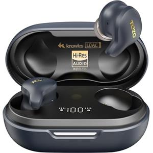 TOZO Golden X1 Cuffie Bluetooth 5.3 TWS con ANC Ibrido, 32 Ore di Autonomia, Caricatore Wireless e Resistenza IPX6