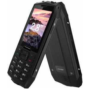 HAMTOD H3 2,8 display, IP68 resistente per anziani, 128MB ROM, doppia SIM, telefono economico 2G/3G/4G, supporto TF, tasti grandi per anziani, SOS, torcia, batteria da 2000mAh (nero)