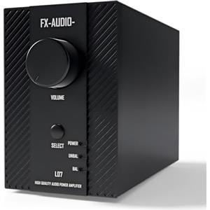 KGUSS FX-Audio L07 Stereo Amplificatore 200W x2 MA5332MS 2 Canali Classe D Power Hi-Fi Fully Balanced BTL 400W for Passive Bookshelf Desktop Home Speakers
