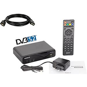 sky vision Humax - Ricevitore satellitare digitale HD Nano 1080P DVB-S/S2 HDMI SCART, 12V rete, Astra preinstallato