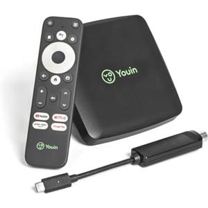 Youin You Box EN1060K - Android TV Box con sintonizzatore TDT- Assistente Google e Chromecast integrato
