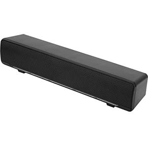 Tbest Miglior soundbar stereo, altoparlante per computer, soundbar cablata USB, altoparlante per PC, lettore musicale, altoparlante surround con bassi potenti, ingresso da 3,5 mm