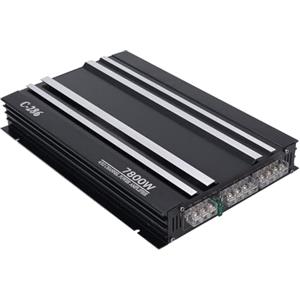 Yctze Amplificatore per Auto Amplificatore a 4 7800W 4 Classe in Lega di Alluminio Amplificatore per Bassi Puri per Moto 12V Camion Barca UTV