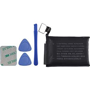 Vvsialeek A1848 - Batteria per orologio compatibile con Watch Series 3 4G / LTE GPS versione A1848 A1858 con toolkit