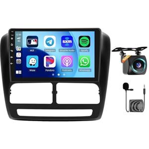 Roinvou 8 Core 4+64G Android Autoradio per FIAT Doblo 2010-2015/Opel Combo 2011-2018, Stereo 2 DIN con 9 Pollici Schermo con GPS WiFi 32EQ DSP Mirror Link Bluetooth FM/RDS Radio SWC Retrocamera