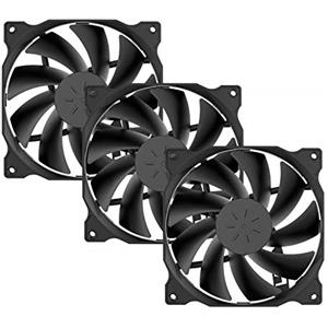 upHere Novonest, 3 ventole silenziose per case del PC, ventole di raffreddamento per CPU ultra silenziose, 120 mm