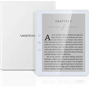 Veidoo 5.8 Pollici Lettore di Libri Elettronici, Schermo Tattile HD, Tecnologia Carta E-Ink, 32GB ROM, WiFi, Lunga Durata della Batteria (Bianco)