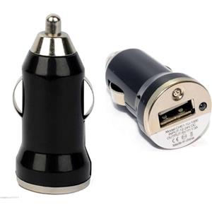 Dragon Trading Caricabatteria per auto con presa USB, di alta qualità, colore nero