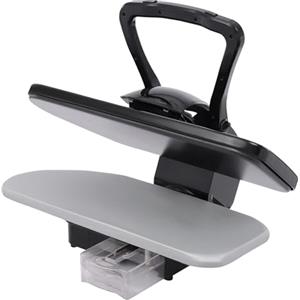 Xigner Pressa da stiro a vapore intelligente da 2200 W, con touch screen, 5 programmi di stiratura, serbatoio da 1 l, pressa a vapore per camicie, pantaloni, lenzuola, nylon, seta, lana (nero)
