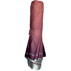 Eclipse - Ombrellone da spiaggia pieghevole, perfetto per viaggi, moto, zaino... 1KG, 39CM chiuso -134 Ø, UPF30 (Rosa chiaro)