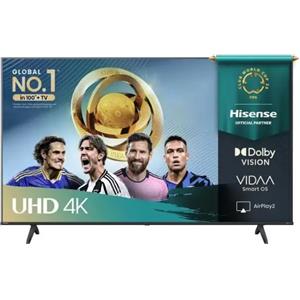 Hisense 55A69Q Smart TV 55 Pollici 4K Ultra HD LED con VIDAA U9 e Dolby Vision