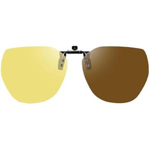 Generico Occhiali Guida Notturna Chiari - Occhiali da Sole a Clip Antiriflesso Polarizzati Unisex, Guida Notturna Donna - Per Alpinismo Corsa Sport Ciclismo Mountain Bike Equitazione Motocicletta