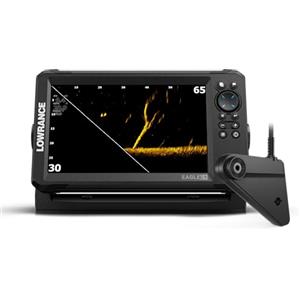 Lowrance Eagle Eye - Ecoscandaglio da 9 con Live Sonar, Chirp Sonar e DownScan con Fish Reveal