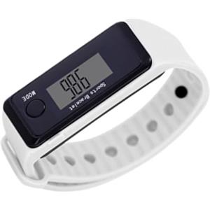 Genérico Orologio pedometro - LED digitale, contapassi | Misuratore di passi di precisione, leggero e durevole, lunga durata della batteria | Orologio sportivo: attività quotidiane di fitness, escursionismo, g