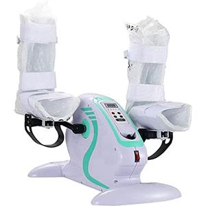 WANGXNCase Mini Cyclette per Anziani,Pedalatore Elettrico Motorizzato, Cyclette Fitness per Mano,Ginocchio E Gamba, Mini Attrezzatura da Riabilitazione per Disabili per Disabili