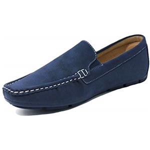 Evoga Mocassini uomo casual eleganti estivi scarpe espadrillas Barca (45, C3 Nero)