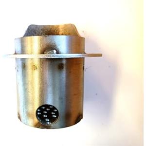 Generico Braciere in Acciaio AISI 304 per Stufa Pellet Laminox Elisa GOST, Diametro 80mm