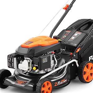 Fuxtec Tagliaerba a benzina a spinta FUXTEC FX-RM4346ECO tosaerba a motore a scoppio 146cc larghezza di taglio 42cm - Easy Clean - sacco raccoglierba 40L