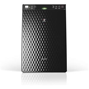 Sharp UA-HG30E-B Purificatore Umidificatore aria, 21 mq, tecnologia Plasmacluster-Ion, tre livelli di filtro (prefiltro, antiodore, HEPA), molto silenzioso (21 dB) Nero