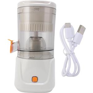 Agatige Spremiagrumi elettrico, spremiagrumi automatico portatile ricaricabile senza fili, piccola macchina per agrumi per lime e limone arancione