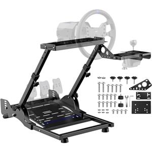 PXN A10 Racing Wheel Stand Shifter Mount Gaming Wheel Stand adatto per PXN V9 V9GEN2 V10 V99 V12 Lite T300RS T300 TGT TSPC T500 G27 G920 G923 R5 R9 R16 R21 CSL DD1 DD2 NON Volante, pedale incluso