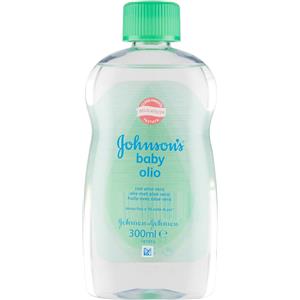 Johnson's Baby Olio Aloe Vera 300ml - Idratante ed Emolliente per la Pelle Delicata del Bambino