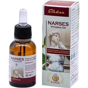 Narses Vitamina D3 Liquida 30ml - Integratore in Gocce con Olio d'Oliva Raffinato, Supporta Ossa, Denti e Sistema Immunitario