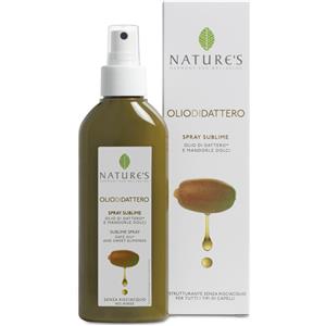 Nature's Olio di Dattero Spray Ristrutturante 125ml - Balsamo Senza Risciacquo con Formula 5 in 1 per Capelli Lucenti e Protetti