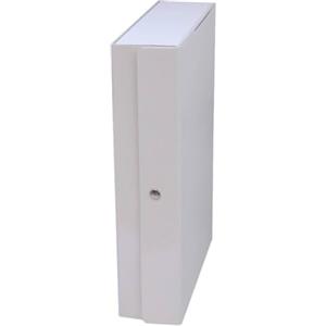 Starline Scatola Progetto Glossy - Cartella in Cartone Plastificato Lucido - Chiusura a Bottoni - 25x35 cm - Dorso 10 cm - Conf. 5 Pezzi