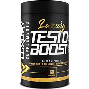 LS LUXURY SUPPLEMENTS Testosterone Booster Luxury Supplements ● Testo Booster Integratore 60 Compresse da 900 mg ● Integratore con Fieno Greco e Maca ● Integratore per l'Aumento dei Livelli di Testosterone, Massa Muscolare