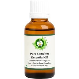 R V Essential Olio essenziale di canfora puro- 100ml (3.38oz) Cinnamomum Camphora (100% Puro e Naturale Steam Distilled) Pure Camphor Essential Oil