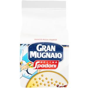 Spadoni - Gran Mugnaio - Staccapizza - Impasto per pizza di semola e farina di mais - 1 Kg