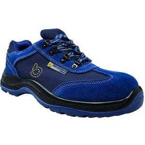 b x work Scarpe da Lavoro Uomo/Donna Basse e Leggere, S1P SRC, Scarpe Antinfortunistiche Estive Antistatiche & Anti Perforazione, Blu, 46