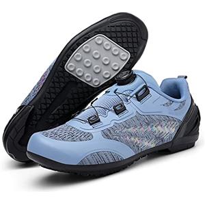 Webrosistol Scarpe MTB Flat Donna Uomo Outdoor Indoor Antiscivolo Traspiranti Scarpe Ciclismo Strada Unisex-Adulto Zapatos Spinning Bici