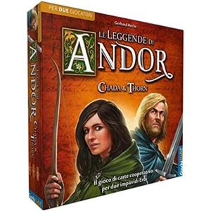 Giochi Uniti - Le Leggende di Andor: Chada & Thorn, Gioco di carte, Edizione italiana, GU512