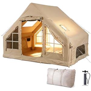 JTKXM tenda gonfiabile da campeggio spiaggia 2/4/6/8 persone，Tessuto Oxford 420D，Impermeabile, parasole, repellente per zanzare, Include borsa per il trasporto(Single-door tent (no skylight))