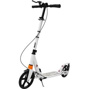 HIJNXG Monopattino pieghevole per adulti, scooter con ruote in PU da 20 cm e freno a mano, monopattino regolabile in altezza, portata 100 kg, ideale per pendolari e viaggi in città