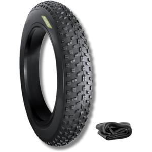 ECOVELO EBB26FBE COPERTONE 26 X 4.0 (100-559) + CAMERA D'ARIA RUOTA COPERTONE 26" BICI ELETTRICA E-BIKE FAT BIKE