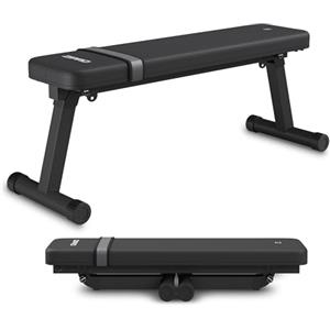 ZIPRO Panca Allenamento Pieghevole Zipro Plank: Capacità 230 kg, Panca Piatta Multifunzione con Tracolla e Cinghia di Fissaggio - Ideale per il Fitness Domestico